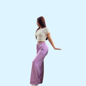 modelo de lado jogger morado